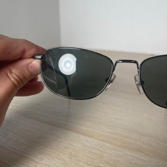 Vintage Serengeti 5653C Sunglasses Silver Metal Japan - Picture 8 of 10